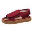 thumbnail image 2 of Sandalias diabéticas unisex para mujeres (38-39) rojo, 2 of 9