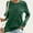 Green, variant on TIANEK Crew Neck Women T Shirt Black Long Sleeve Fall Women Fall Tops 2023 Fashion Love Print Pullover Casual Soft Loose Fit Workout Blouses