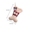 thumbnail image 1 of destyer Bone Christmas Socks Grid Pattern Small Gift Packaging Xmas Tree Christmas Door Wreath Hanging Pendent Sack Candy Wedding Flower grid, 1 of 7