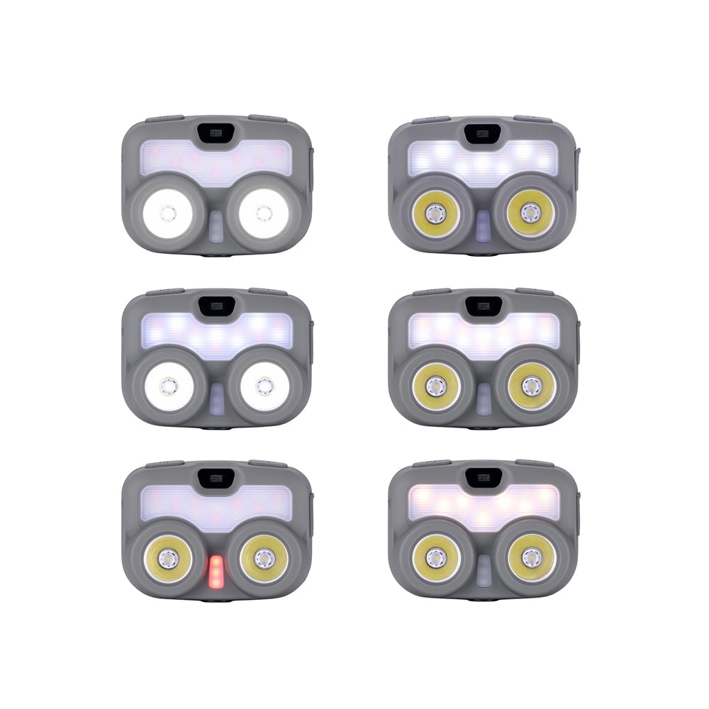 Claymore Heady3 (Khaki) - Rechargeable LED Headlamp with Motion Sensor, Lightweight for Camping, Running, Hiking, Emergency & Industrial Use. Waterproof, Up to 70 Hours of Battery Life.