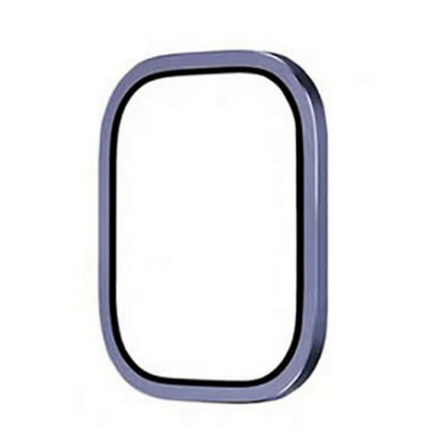 Matsuzay Marco de titanio con bordes lisos de vidrio, película protectora anticaída de 49mm, marco de aleación de titanio, 2 uds. Electrónica Púrpura