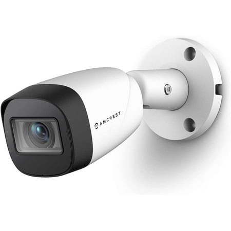 UPC: 0850024042070 | Amcrest Analog Outdoor Security Camera  Bullet 2MP 1080P @30fps  CCTV-Coax-BNC  98ft Night Vision  100° Angle  IP67 Metal White (Not an IP Camera) (DVR Required  Not Included) (AMC1081BC36-W-V3)