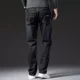 thumbnail image 3 of Pantalones vaqueros rectos para hombre, ropa de trabajo negra, pantalones vaqueros masculinos, ropa estética de otoño, tendencia de invierno 2024, clásico de lujo, XS, 3 of 5