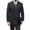 Black1, variant on i·FineLong Men's Slim Fit Casual Sport Coat Olive Green Lightweight Stylish Daily Date Night Jacket