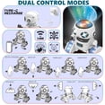 thumbnail image 4 of Robot de juguete Aikmi recargable con proyector de luz nocturna para niños, 4 of 6