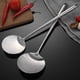 thumbnail image 3 of Espátula para wok de acero inoxidable, utensilio de cocina, espátula de mango largo, espátula de cocina, volteador, 3 of 7