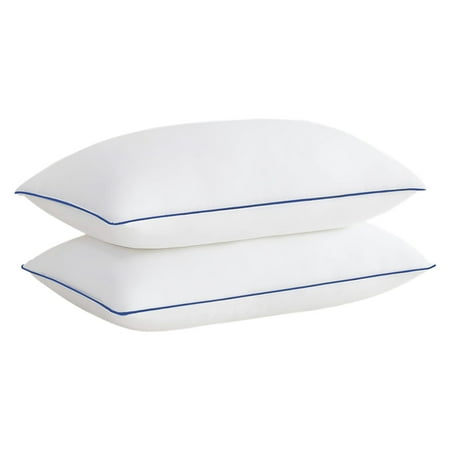Sequpr Bed Pillows for adult Sleeping- Standard Size, Set of 2, Cooling Hotel Quality with Premium Soft Down Alternative Fill 43x66CM