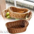 thumbnail image 2 of JHEHF Rattan Tray Serving Trays Household Plate Storage for Coffee Table Rattan Basket Tabletop Decor for Kitchen Living Room and Bathroom Decor, 2 of 9