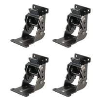 Uxcell Table Leg Folding Brackets, 4 Pack 0-90-180 Degree Self Lock Hinges, Black