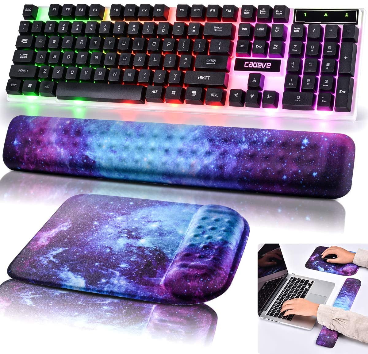 Mouse Pad Keyboard Wrist Rest Non Slip Wrist Support Rest Mouse pad for