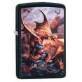 thumbnail image 4 of Zippo Anne Stokes Colorful Dragons Street Chrome Pocket Lighter, 4 of 9