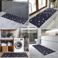 thumbnail image 2 of Dark Blue Moon Pattern Kitchen Rug Mat,Kitchen Runner Rugs Non Skid Washable,Decorative Kitchen Floor Mats for Kitchen,Sink,Laundry,17"X47", 2 of 5