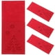 thumbnail image 1 of Juego de 4 piezas de estuches rojos para cubiertos navideños con diseño de copo de nieve y árbol de Navidad calados. Incluye fundas para cuchillos y tenedores, y bolsas para guardar cubiertos., 1 of 7