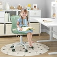 thumbnail image 4 of Costway Chaise de Bureau pour Enfants Ergonomique Pivotante Enfants en Maille Étude Hauteur Réglable Vert Pâle, 4 of 9