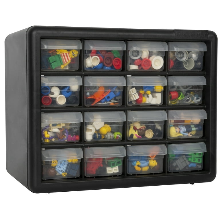 Akro-Mils Plastic Drawer Parts Cabinet 10116 - 10-1/2W x 6-3/8D