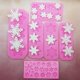 thumbnail image 3 of Molde de copo de nieve, decoraciones 3D para pasteles de Navidad, decoración para cupcakes de invierno, decoración para hornear pasteles, jabón, caramelo y Chocolate(Rosa)(1 pieza), 3 of 4