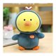 thumbnail image 1 of Pijama de peluche con pollo relleno, azul, supersuave, 1 of 1