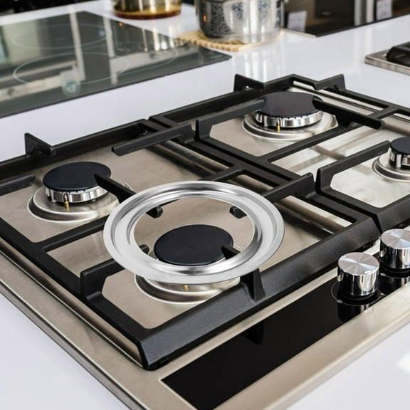 CIMAXIC Stove Gas Stove Drip Pan Stainless Steel Aesthetic Enhancement Kitchen Use 1Pcs