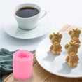 thumbnail image 3 of Toystoory Molde de silicona para pastel de oso lindo 3D, utensilios para decoración de tortas con Fondant, molde de Chocolate, moldes de jabón para velas Mostrada mujeres Toystoory HA024258-02, 3 of 6