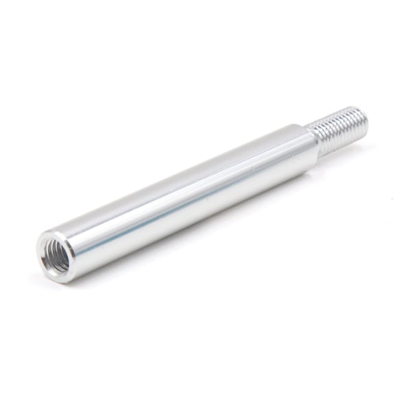 93mm Silver Tone Metal Manual Gear Shift Knob Extension Lever Extended for Car M10 x 1.5