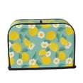 thumbnail image 6 of Toaster Covers 2 Slice, Lemons Chamomile Flowers Waterproof Bread Machine Cover Fits for Standard 2 Slice Toasters, Home Decor Toaster Protection with Hanging Rope, 6 of 7