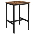 thumbnail image 1 of Mesa de bar VASAGLE para cocina pequeña, 60 x 60 x 92 cm, rústica, 1 of 9