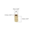 thumbnail image 2 of HUGFEGWE M4x12mm Female Thread Knurled Nuts Hx6mm OD Brass Threaded Insert Embedment Nuts Hydraulic Welded Joint Injection Molding Assortment Kit for 3D Printing Injection Molding 80PCS CJB91-24957, 2 of 7