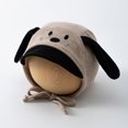 thumbnail image 2 of Hessimy Baby Dog Face Knit Bonnet Hat with Floppy Ears,Winter Warm Earflap Cap with Chin Ties, 2 of 8