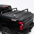 thumbnail image 1 of Putco Bed Cargo Rack 185740HD VentureTEC; Bolt-On; Stake Pocket Mount; Powder Coated; Black; Aluminum; Without Tool Box Mount Kit; Adjustable Rack; With Dual T-Slot Channel Side Rails/Cross Bar Rails, 1 of 1