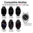thumbnail image 4 of Replacement Sports Watch Strap For GTS 4,Adjustable Silicone Watchband For 20mm Wide Lug Watches, 4 of 8