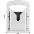thumbnail image 5 of Cheer Collection Stainless Steel Guillotine Bagel Slicer, White, 5 of 5