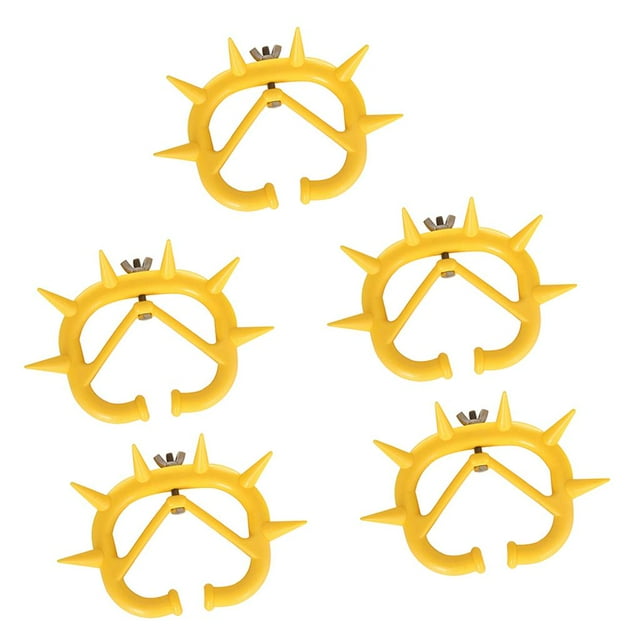 5 piezas de destete de plástico antisucción para terneros, s, s, paradas de ordeño, duraderas, adecuadas para terneros de hasta 24 meses de Macarena Destetador de becerro
