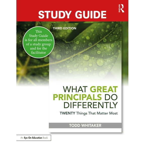 Study Guide: What Great Principals Do Differently: Twenty Things That Matter Most, (Paperback)