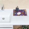 thumbnail image 7 of Bath Accessories Sets Single Print Decorative Tray With Handle For Home Bathroom Bedroom Pizza Pasta, 7 of 7