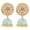 Turquoise, variant on Indian Jewelry Bollywood Antique Crystal Kundan Jhumki Jhumka Earrings for Women