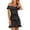 Black, variant on ZHOGXU Womens Polka Dot Print Strapless Bodycon Dresses Off Shoulder Short Sleeve Slim Fit Dresses Stylish,Travel
