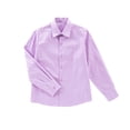 thumbnail image 3 of Boys Long Sleeve Collared Button Down Uniform Casual Dress Shirt, Solid Gentleman's School Uniform Shirt,Multiple colors to choose from,Size 4-14, 3 of 5