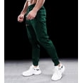 thumbnail image 3 of Pantalones deportivos de algodón Joggers Fioboc para hombre, color verde oscuro, XL, 3 of 6