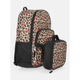thumbnail image 3 of Wonder Nation Girls 17" Love Leopard Backpack & Lunch Set, Black, 3 of 5