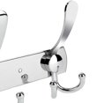 thumbnail image 5 of Coat Rack Wall Mounted Long,5 Tri Hooks For Hanging Coats,silver, 5 of 5