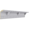 thumbnail image 4 of 3 3/4"H x 3 1/2"P x 5 1/8"F x 94 1/2"L Granada Traditional Crown Moulding, 4 of 14