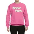 thumbnail image 2 of Wild Bobby Twirler Mom Girl Sports Unisex Crewneck Graphic Sweatshirt, Neon Pink, X-Large, 2 of 5