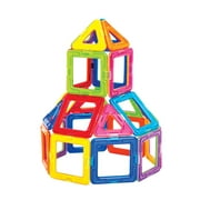 Magformers Basic Rainbow Set Multicolor Magnetic Tiles 30 Pieces