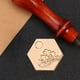 thumbnail image 1 of Cabeza De Sello Cabeza de cobre, cabeza de cera de esmalte vintage clásica para álbumes de recortes (flor), 1 of 6