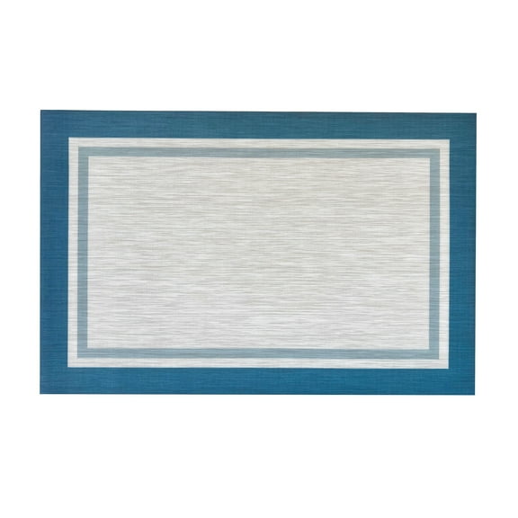 Dekorman Casahola Valden Woven Vinyl Home Kitchen Mat Waterproof Area Rug for Indoor/Outdoor 24"x36"