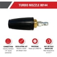 thumbnail image 2 of Boquilla Turbo para Hidrolavadora SIMPSON 80144 4500 PSI, 2 of 4