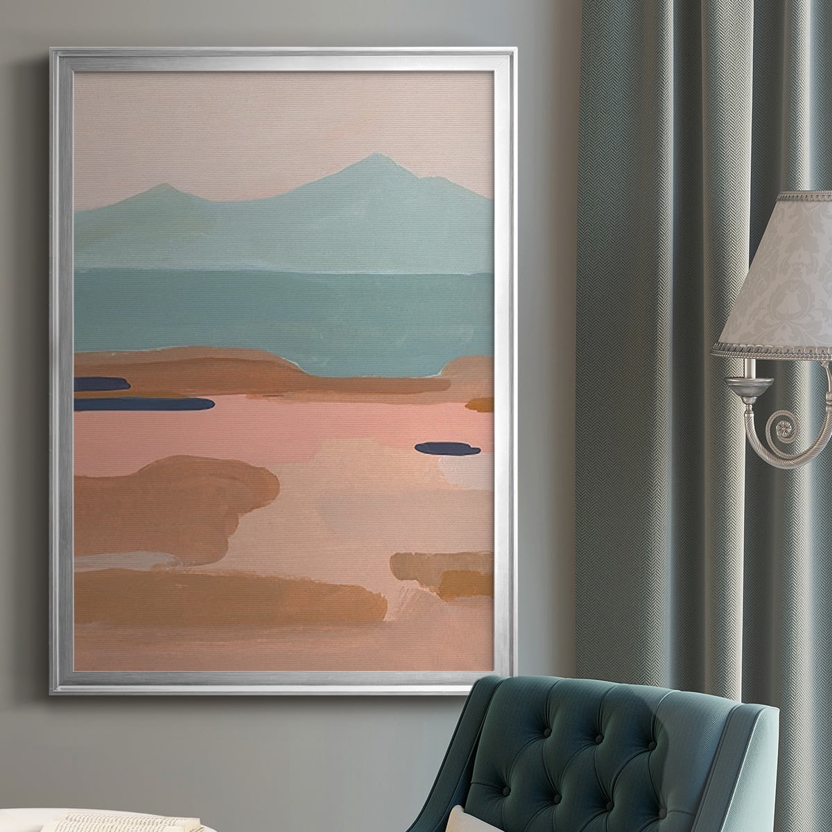 Desert Sunrise II Premium Framed Print, in Gold, Black, or Silver - Ready to Hang