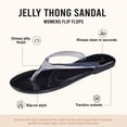 thumbnail image 2 of Splash Jelly Flip Flops for Women With Flexible Sole Glossy Jelly Finish Summer Sandals for Women, 2 of 6