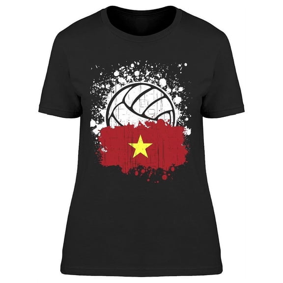 Vietnam Volleyball Team T-Shirt Women -Image by Shutterstock Women T-Shirt, Female Medium