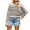 Beige, variant on Quinlirra Womens Sweaters 2025 Women's New Fashionable Round Neck Striped Knitted Sweater Loose Pullover Sweater Round Neck Sweater
